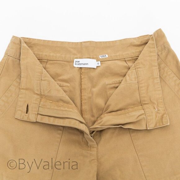 Zoe Kratzmann Collective Pants Tan 0 Minimalist Wide Leg Neutral Streetwear - Picture 6 of 15